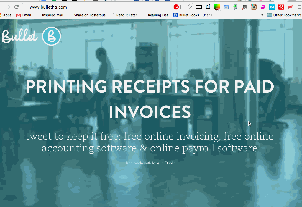 How To Print Paid Invoice Receipts In Bullet Free Online Invoicing Software