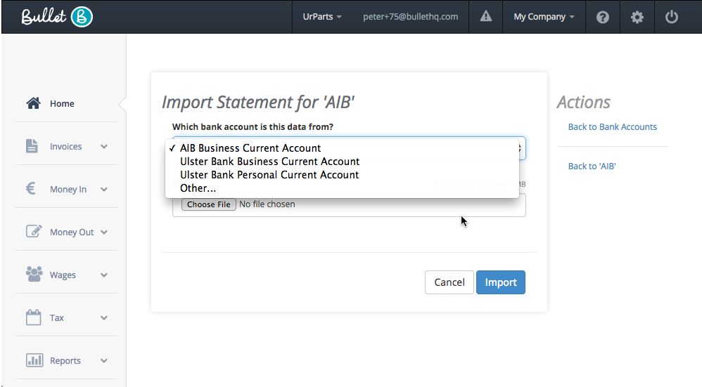 UlsterBank Credit Card Export